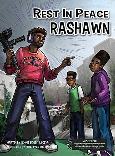 Rest in Peace RaShawn book cover by Ronnie Nelson Sidney