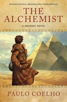 The Alchemist Graphic Novel book cover by Paulo Coelho