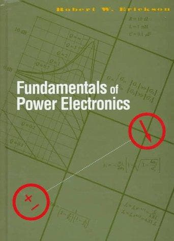 Fundamentals of power electronics book cover by Robert W. Erickson
