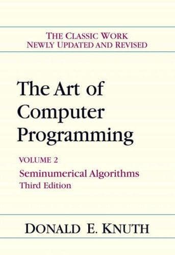 The art of computer programming book cover by Donald Knuth