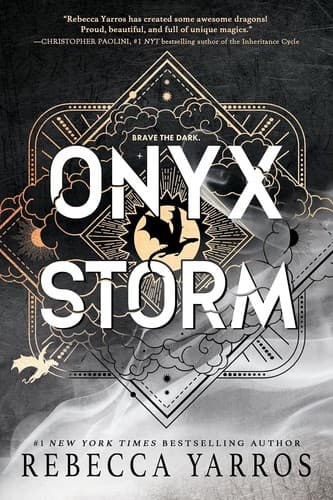 Onyx Storm book cover by Rebecca Yarros