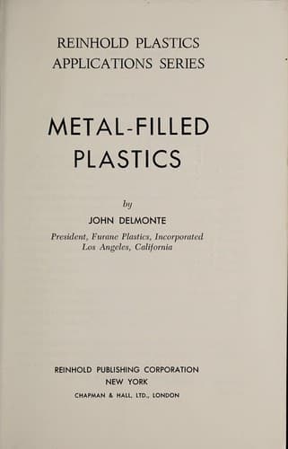 Metal-filled plastics book cover by John Delmonte