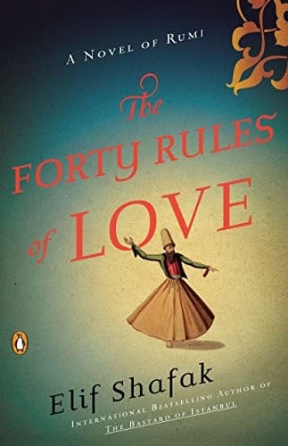 The Forty Rules of Love book cover by Elif Şafak