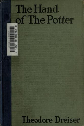 The hand of the potter book cover by Theodore Dreiser