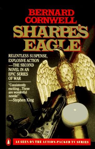 Sharpe's Eagle book cover by Bernard Cornwell